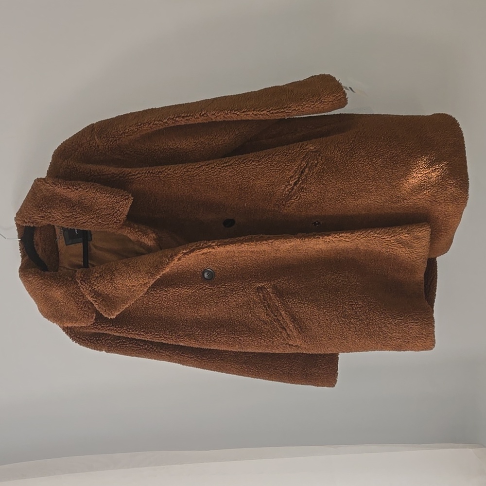 Lucky Brand Faux Fur Cozy Teddy Coat
